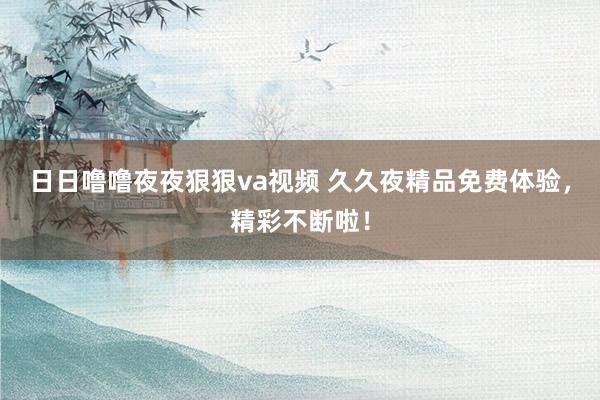 日日噜噜夜夜狠狠va视频 久久夜精品免费体验，精彩不断啦！