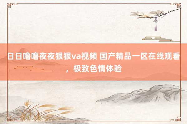 日日噜噜夜夜狠狠va视频 国产精品一区在线观看，极致色情体验